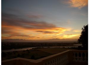 Colona Castle Sunset from balcony